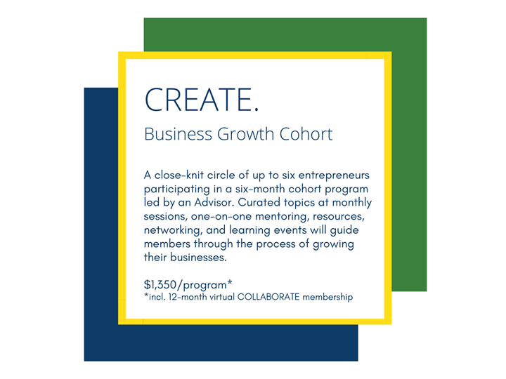 Deadline for CREATE | Business Growth Cohort